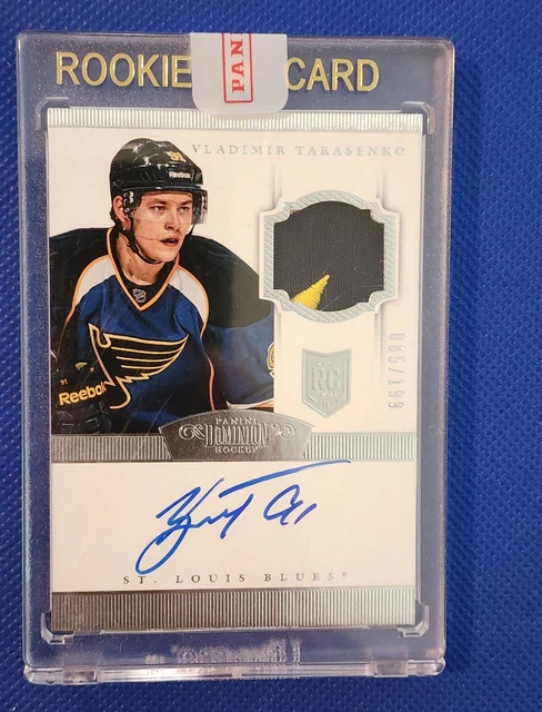 2013-14 Panini Vladimir Tarasenko Autograph Game Used Patch Rookie RC  85/199