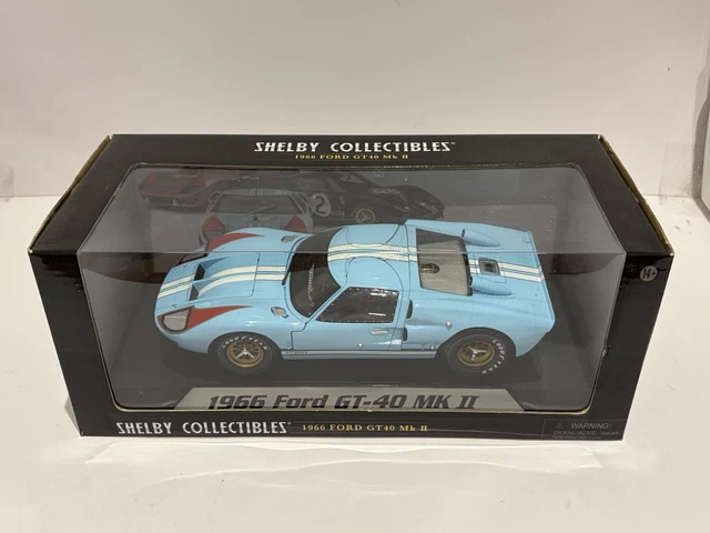 Acme 1/18 - Ford 1966 GT40 MK2 Le Mans Winner #2 Black Diecast model