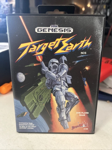 Jeu Sega Mega Drive - Zombies - Boîtier Cassé - Bon état Du Jeu - Pas De Notice