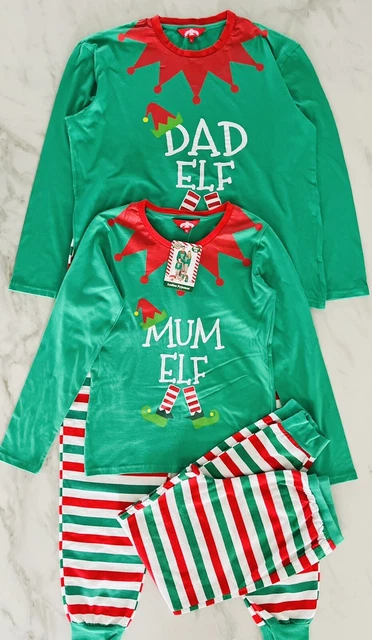 Mummy and store daddy elf pyjamas