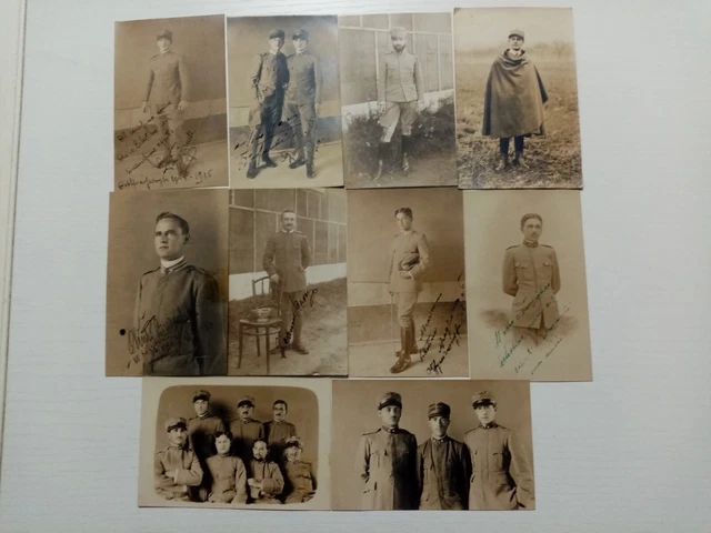 Lotto FOTO Ufficiali e Sottufficiali REGIO ESERCITO Prima guerra mondiale