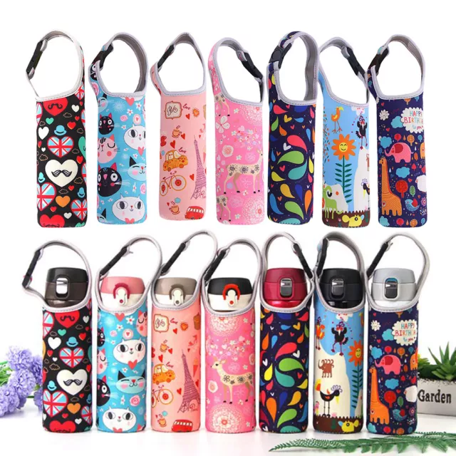 Heat Insulation Water Bottle Holder Cover Vacuum Cup Mug Bag Tote Cover