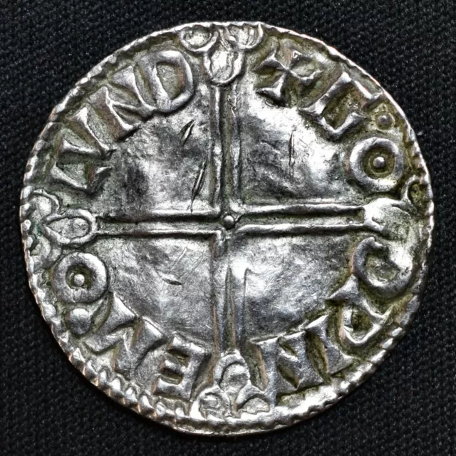 Aethelred II, 978-1016, Penny, Long Cross Type, Godwine/London, S1151, N.774 2