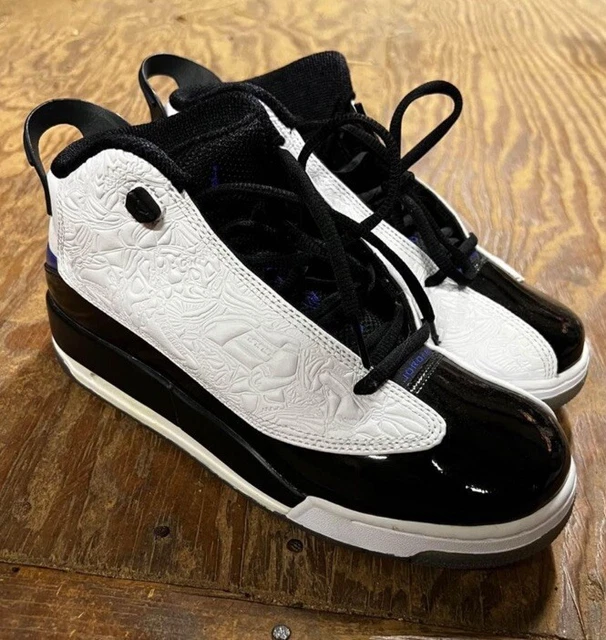 Air Jordan Dub Zero Black, White And Concord 311047-106 7y