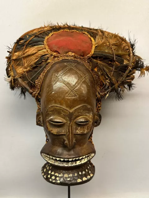 240315 - Old African Chihongo mask from the Chokwe - Congo.