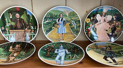6 Vintage Wizard of Oz Collector's Plates Knowles Collection 1977-1979 Numbered