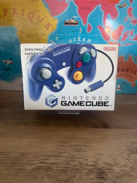 Manette officielle Nintendo Gamecube violet/ translucide en boite,