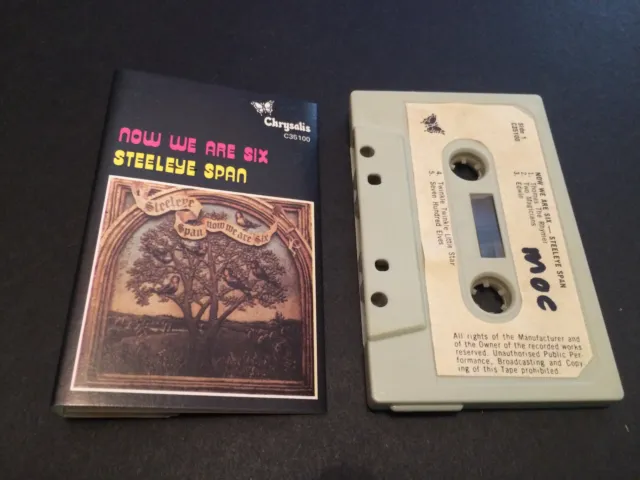 Steeleye Span Now We Are Six Australian Cassette Tape