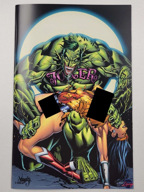 Faro's Lounge American Safai Sketchbook - Hulk Joker Breaks Wonder Woman