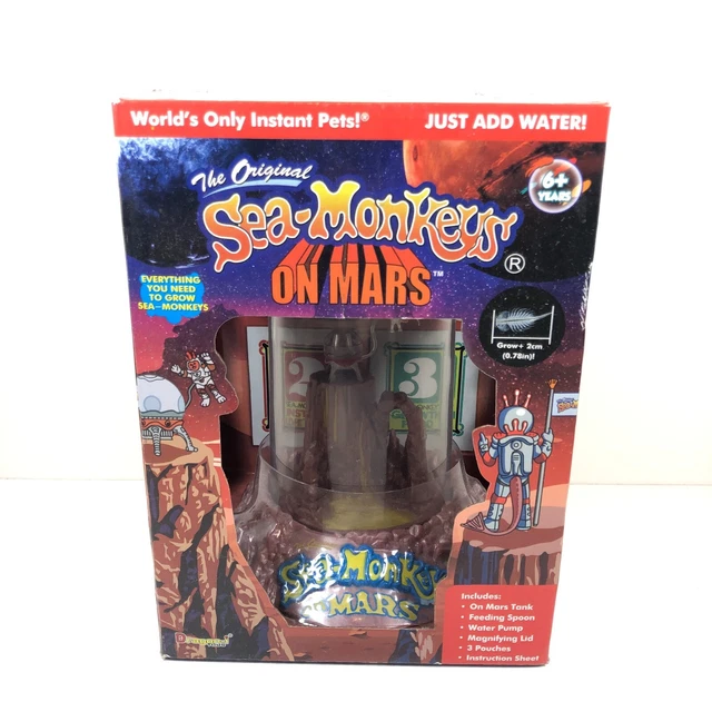 Sea Monkeys On Mars Zoo Marine Aquarium The Original Amazing Live NEW - SALE!