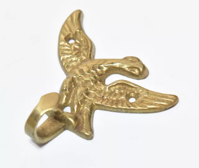 Brass American Eagle Hat Or Coat Hook