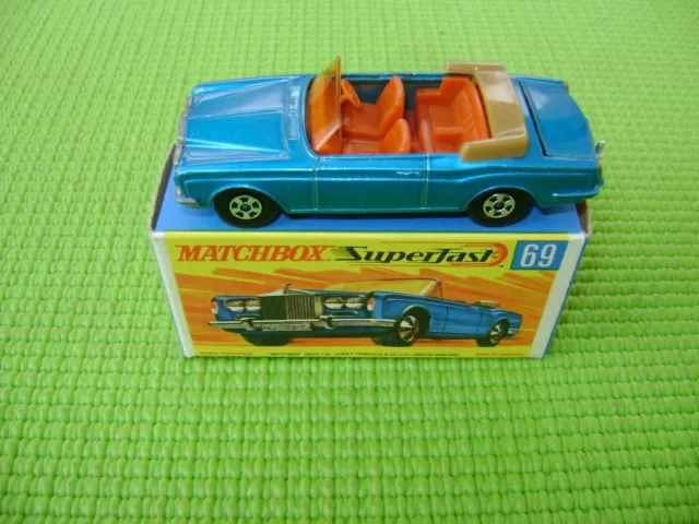 Matchbox Superfast N°69 Rolls-Royce Silver Shadow Neuve En Boite D'origine Mib