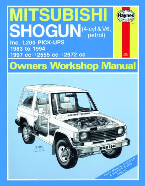 Mitsubishi Shogun & L200 Pick-Ups Petrol (83-94) Haynes Manual (Paperback)