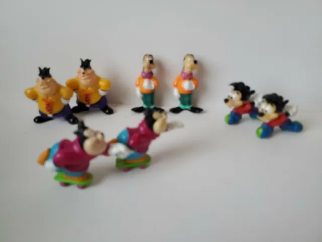 Kelloggs Cereal Premiums Disney Goof Troop PVC Figures 2 Sets 8 Piece