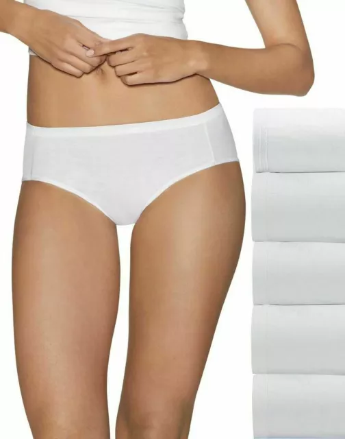 Hanes Women's 6 Pack Ultimate Cotton Comfort Ultra Soft Brief / Panti  Underwear