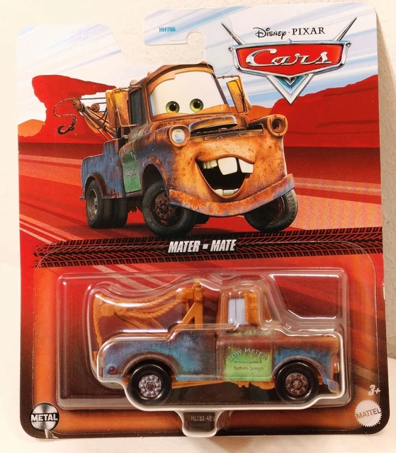 DISNEY PIXAR CARS 2023 Mater Mate with Working Hook Kids Toy Tow Truck