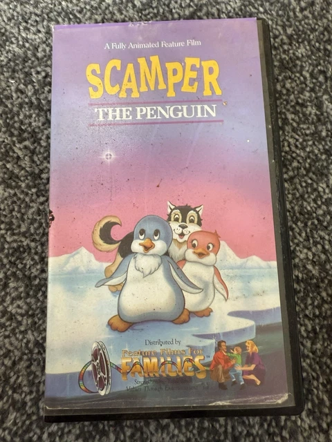 SCAMPER THE PENGUIN Vhs Tape - Rare Retro Movie Series Kids £6.96