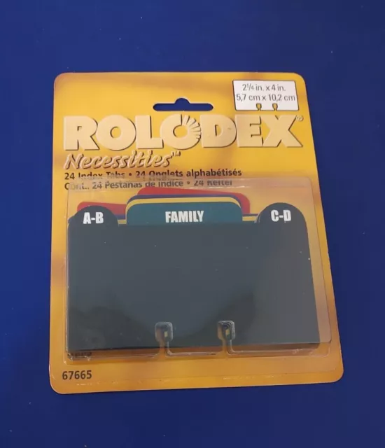 Rolodex 56158 Necessities Special Category Index Tabs