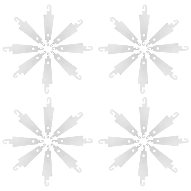 100 piezas Hilos Hágalo usted mismo Hilo Insertor Dispositivo de rosca Hilo Usted Mismo Enrosco Dispositivo de rosca Hilo Costura