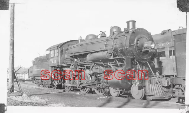 2B623 RP 1940s NEW YORK CENTRAL RAILROAD 460 LOCO #822 YORKTOWN HEIGHTS NY