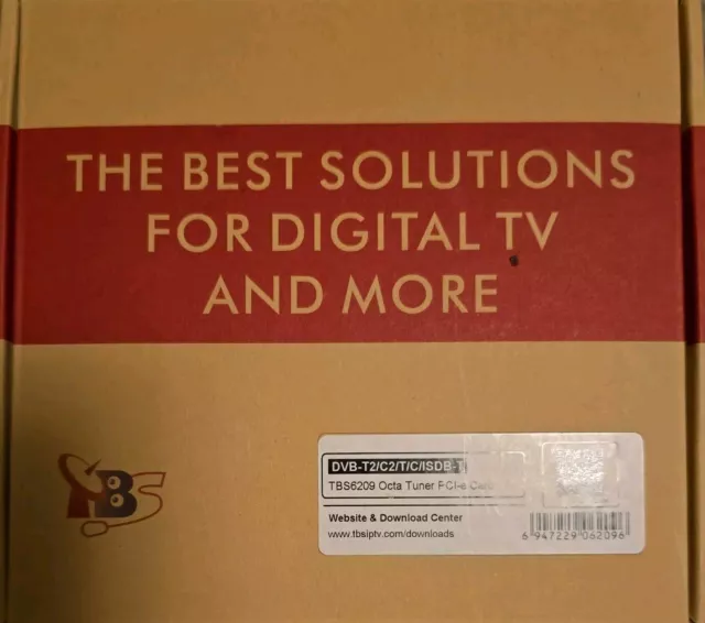 TBS 6209 DVB T2 T C C2 TV Tuner PCIe Card 179.00 PicClick UK