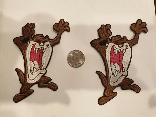 Taz The Tasmanian Devil Patch Iron Sew On Clothes Bag Cartoon Distintivo Ricamato - Foto 8