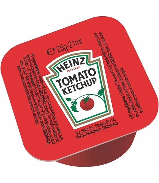 Heinz Ketchup Dip Pot Gr. 25 X 100 Pezzi