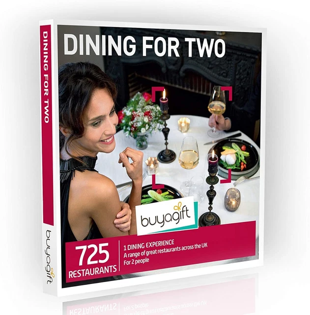 Buyagift Dining for Two Gift Experiences Box with 725 Gourmet Dining Options