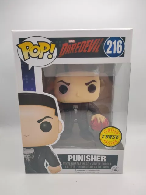 Funko Pop! Marvel - Daredevil 216 Punisher Chase With Protector Free Shipping