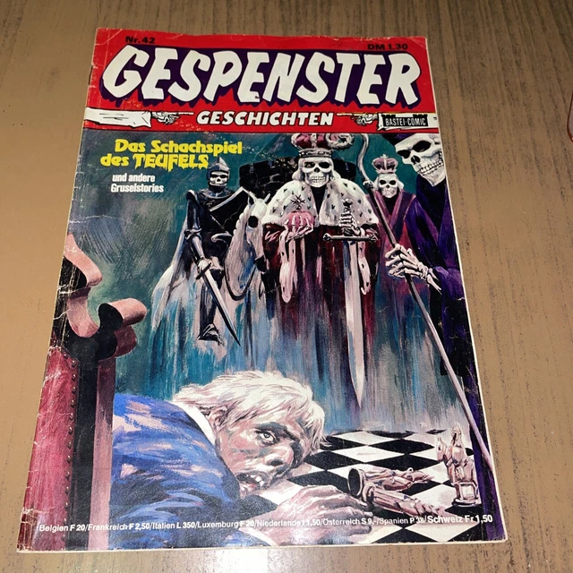 Gespenster Geschichten Heft 42 !! Rarität !! Zustand -2 von 1975 Sammelwürdig👍