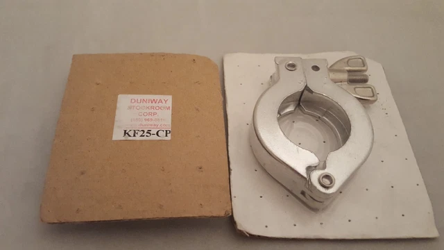 Duniway, Clamp, Aluminum with wing nut, KF25-CP, brand new, 2 ea/pk