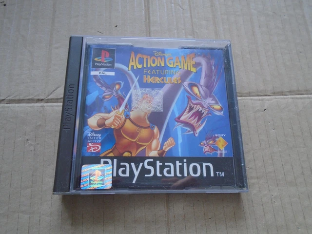 DISNEY'S ACTION GAME feat Hercules PS1 NO FRONT COVER Sony Playstation ...