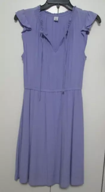 OLD NAVY Women's Size XS Waist-Defined Flutter-Sleeve Dress