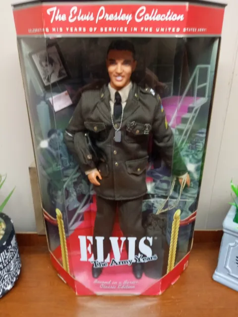 The Elvis Presley Collection The Army Years 12" Doll Figure Mattel Vintage 1999