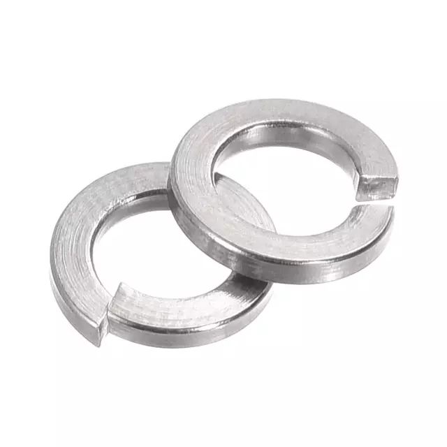 Split Lock Washer, #12 304 Stainless Steel Spring Lock Washer 50pcs