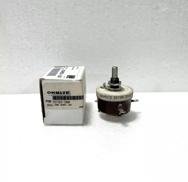 Ohmite 59789-200 Rheostat 200 Ohm