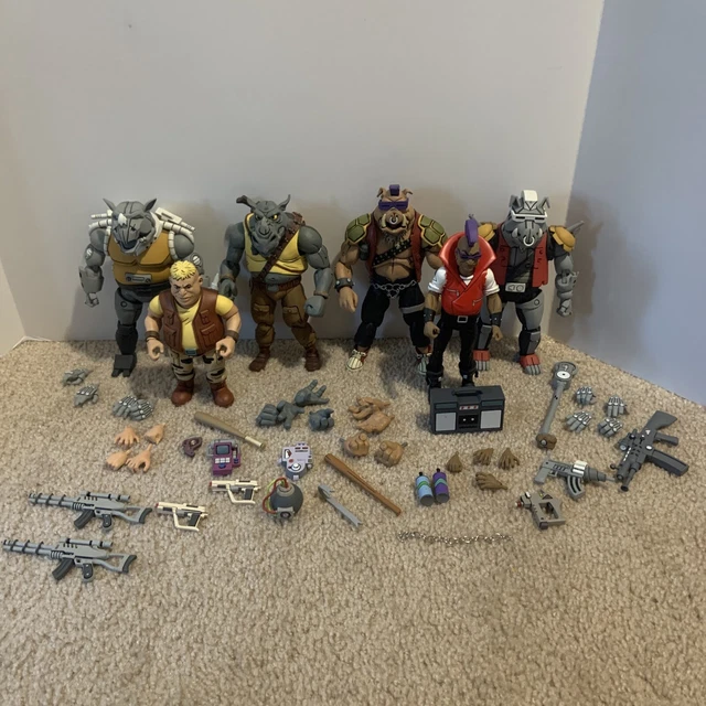 NECA TMNT Bebop and Rocksteady Action Figure set Teenage Mutant Ninja Turtles