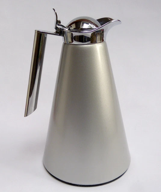 Brocca Alfi Achat, brocca isolante Thermos, argento opaco discreto, icona del design di lusso
