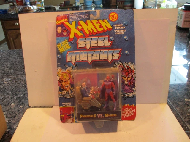Xmen Steel Mutant Prof X VS Magneto Figures