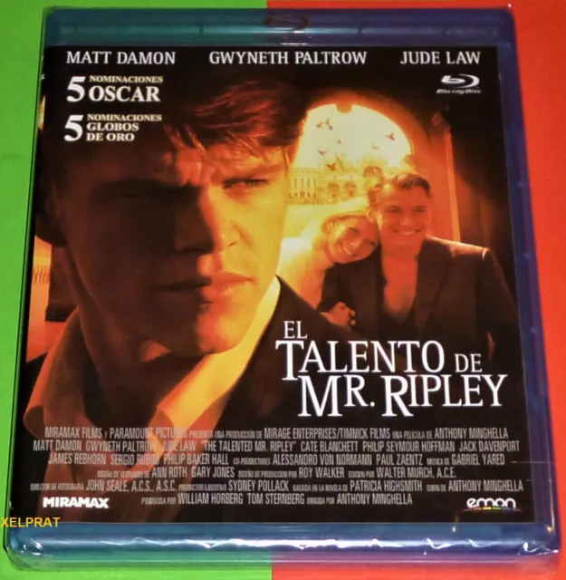 EL TALENTO DE MR RIPLEY / THE TALENTED MR RIPLEY (Bluray Area B) English Español