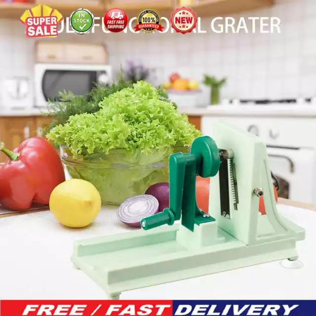 Kitchen Multifunctional Vegetable Spiral Slicer Food Chopper Manual Fruit Cutter