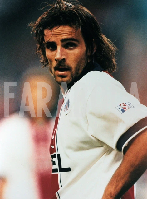 Photo De Presse Vintage PSG – Rai – Années 90 – Tirage 20x15 Cm – Farabola