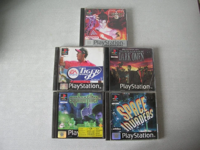 Lot De 5 Jeux PlayStation 1 (PS1) - Bon État Général