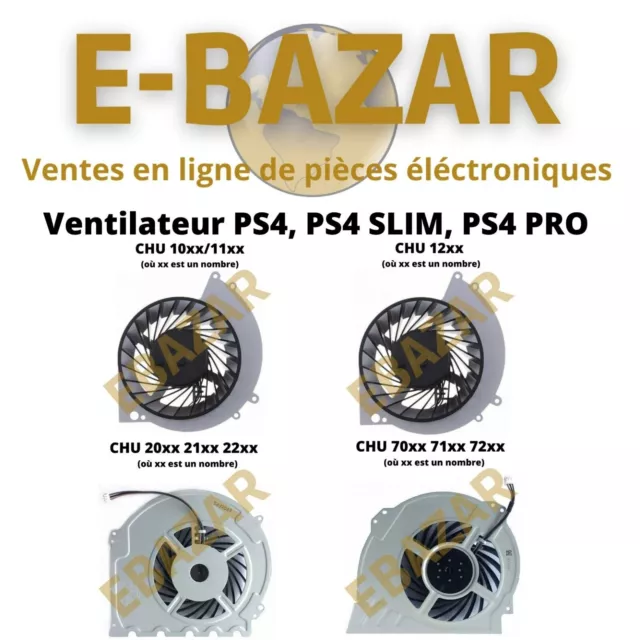 Ventilateur de Refroidissement Interne Cooling Fan pour PS4, PS4 SLIM, PS4 PRO