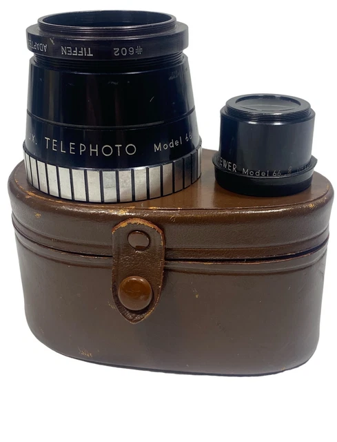 Juego de teleobjetivos auxiliares Sun de colección 66 lentes y estuche japoneses + adaptador Tiffen