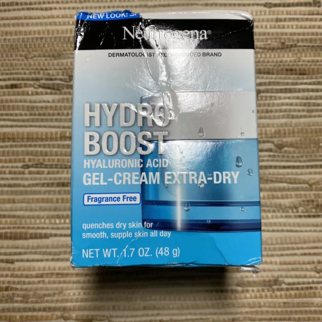 Neutrogena Hydro Boost Hyaluronic Acid Gel-Cream Extra Dry Skin 1.7 oz