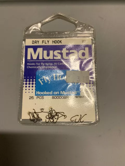 MUSTAD  #94840-4 Dry Fly Hooks Fly Tying $1.50 - PicClick