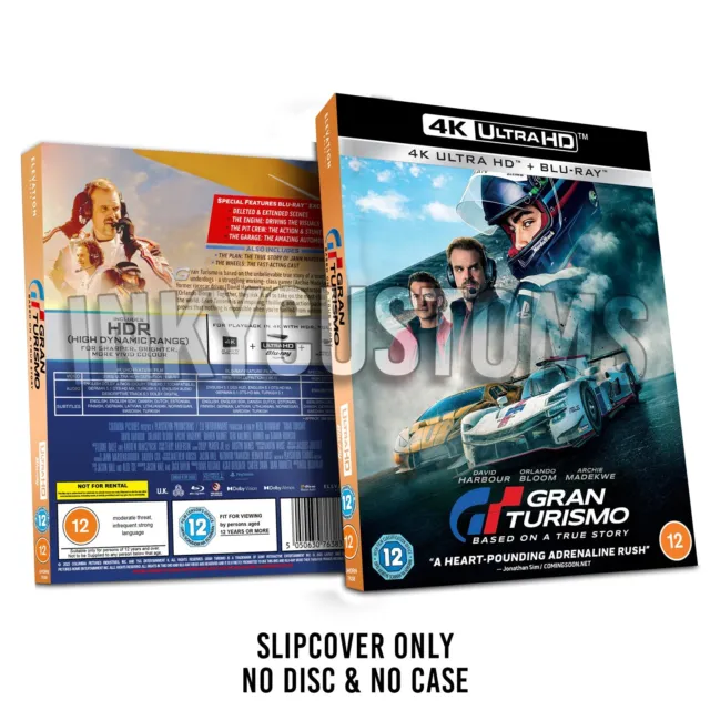 Gran Turismo 4K Ultra Bluray Custom Slip cover Sleeve Only Card Case Protector