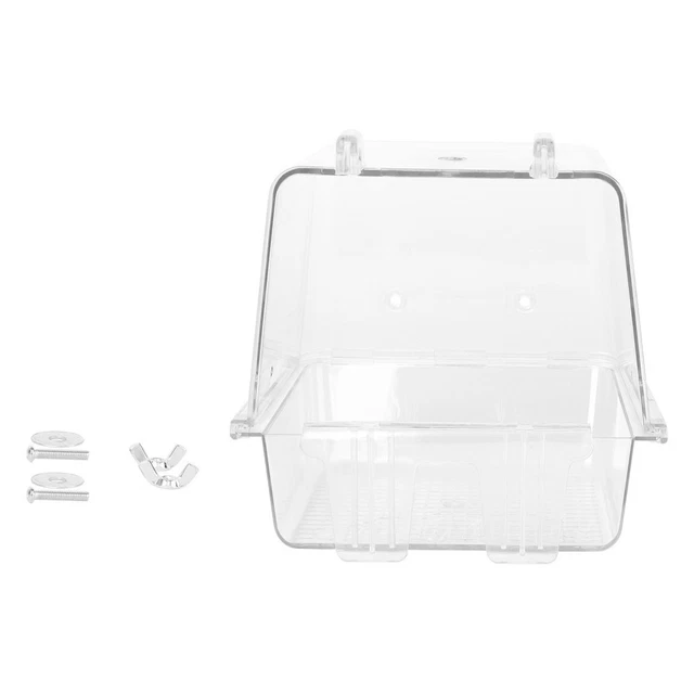 1Pc Badewanne Vogel Käfig Zubehör Papagei Badewanne Vogel Bad Keine-leckage
