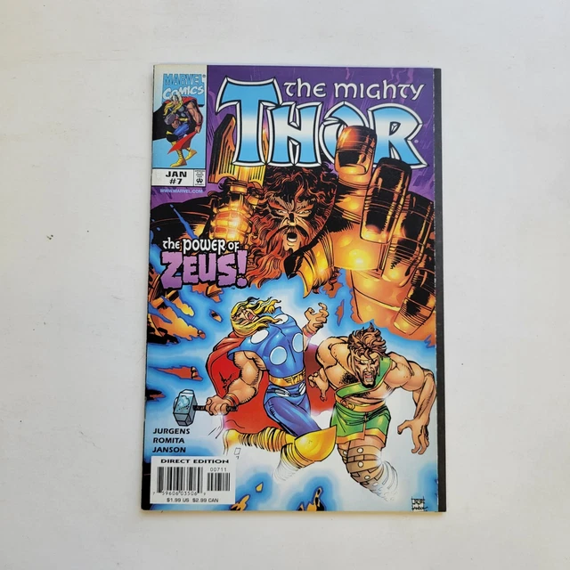 THE MIGHTY THOR #7, 9,  24, 43 (1998 2nd SERIES) MARVEL COMICS LOT BUNDLE VF/NM 3